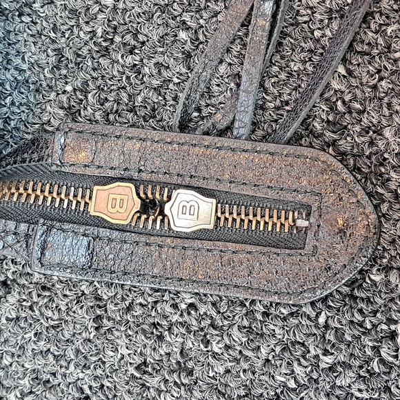 Balenciaga Le City Mini Crinkled Lambskin Leather Handbag - ACCEPTING OF… - Picture 12 of 13